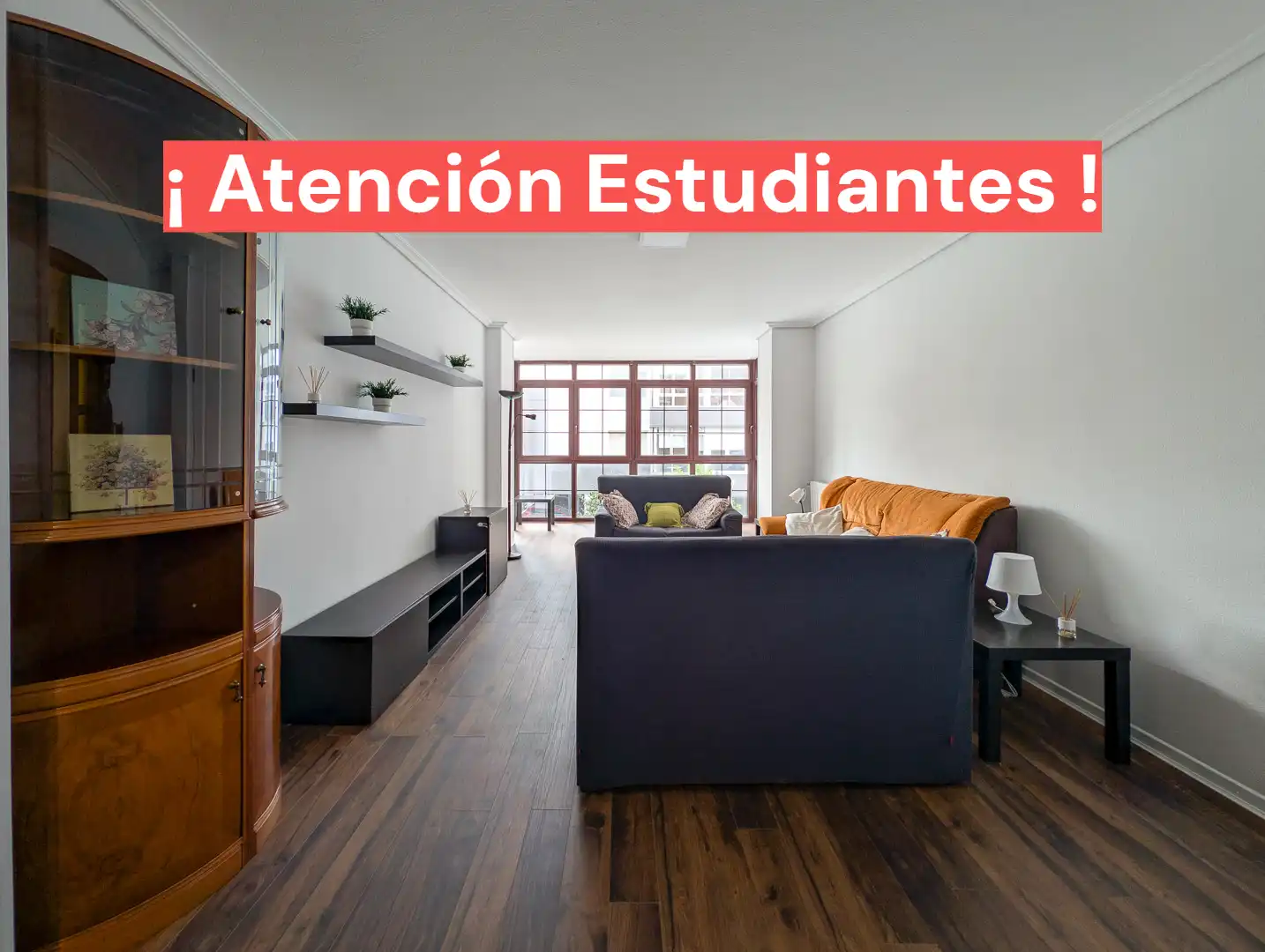 Außenansicht von Wohnung zur Miete in Santander mit Heizung, Parkett und Möbliert