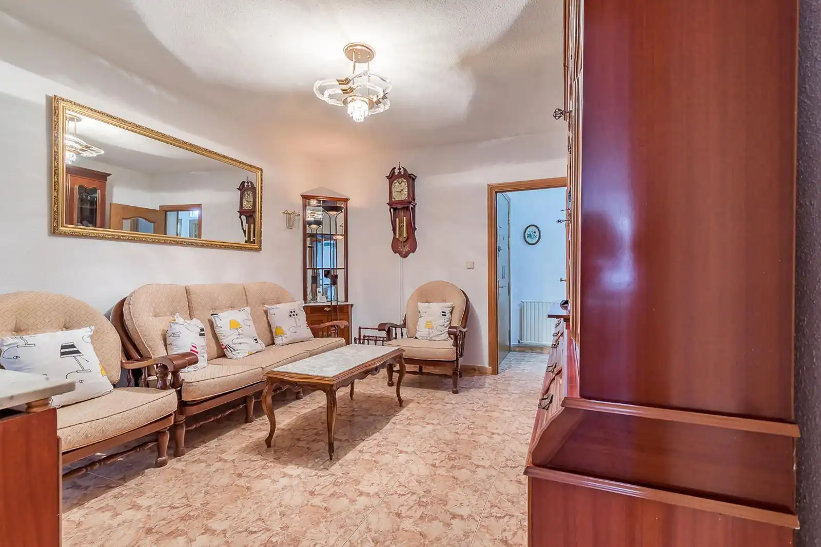 Sala d'estar de Pis en venda en  Madrid Capital amb Aire condicionat