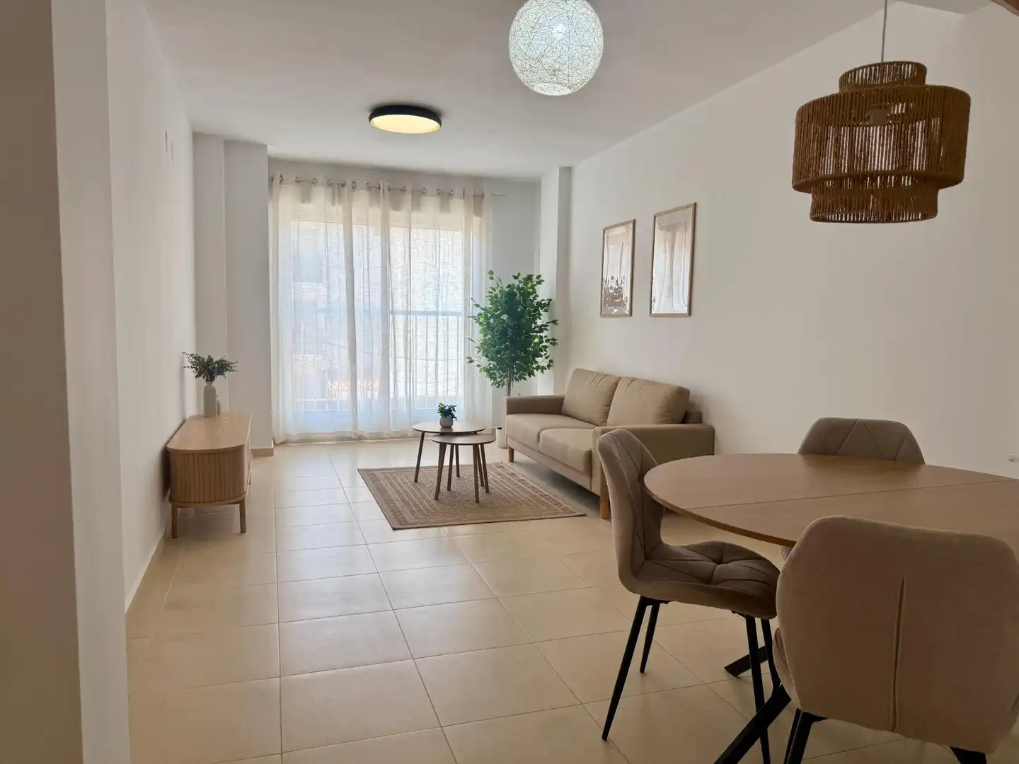 Sala de estar de Piso en venta en Xeraco con Amueblado