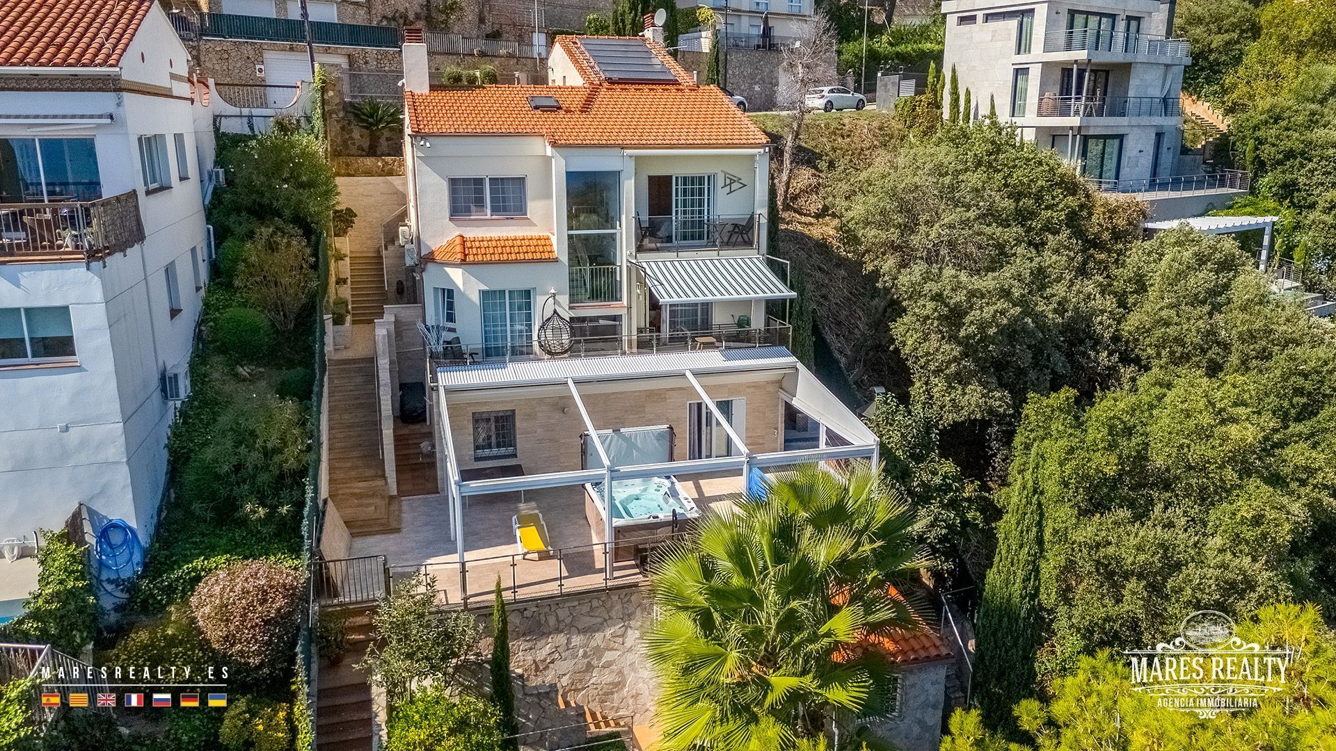 Exterior view of House or chalet for sale in Blanes  with Air Conditioner, Heating and Private garden