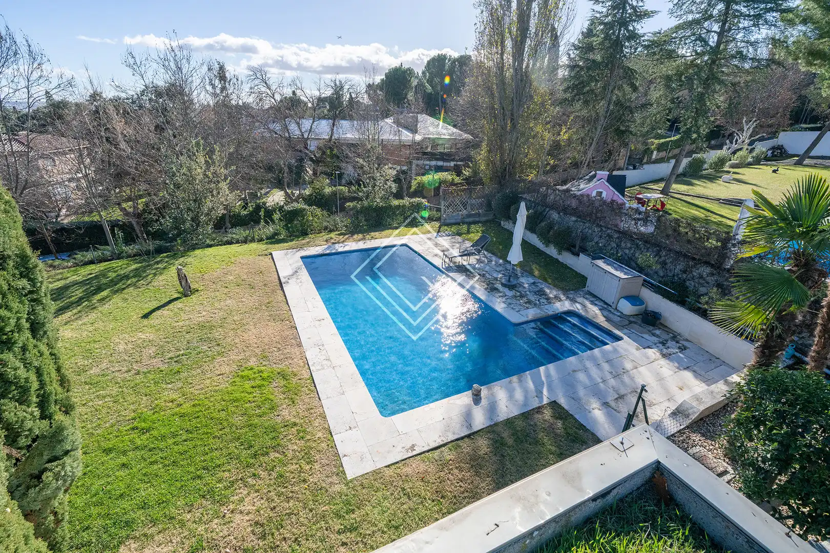 Piscina de Casa o xalet en venda en Fuente del Fresno amb Aire condicionat, Calefacció i Jardí privat