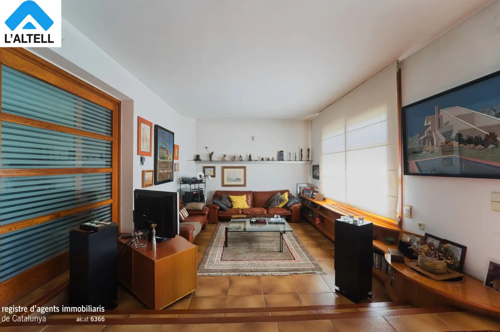 Sala d'estar de Casa o xalet en venda en L'Ametlla del Vallès amb Aire condicionat, Calefacció i Jardí privat