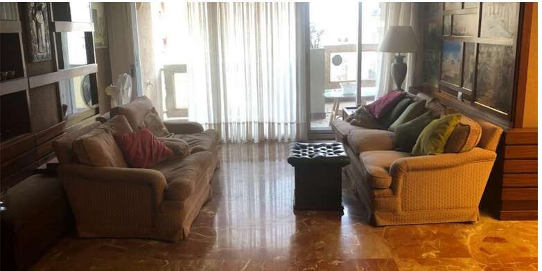 Living room of Flat for sale in  Sevilla Capital  with Air Conditioner, Heating and Terrace