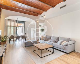 Living room of Single-family semi-detached for sale in Terrassa  with Air Conditioner, Terrace and Balcony