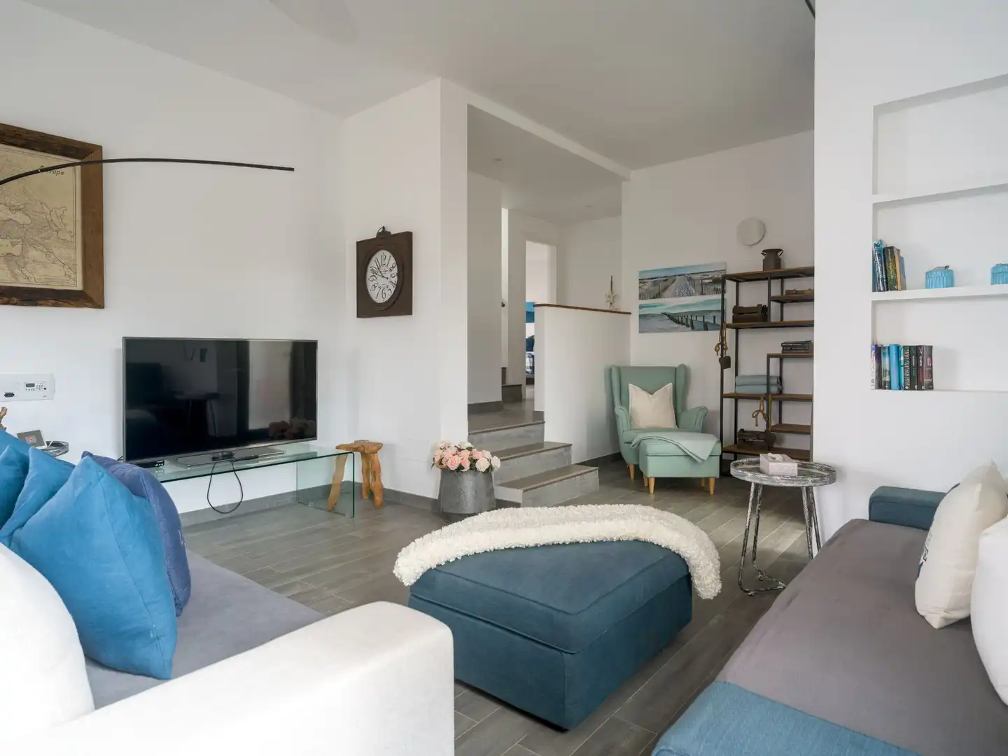 Sala de estar de Casa o chalet en venta en La Oliva con Jardín privado, Terraza y Trastero