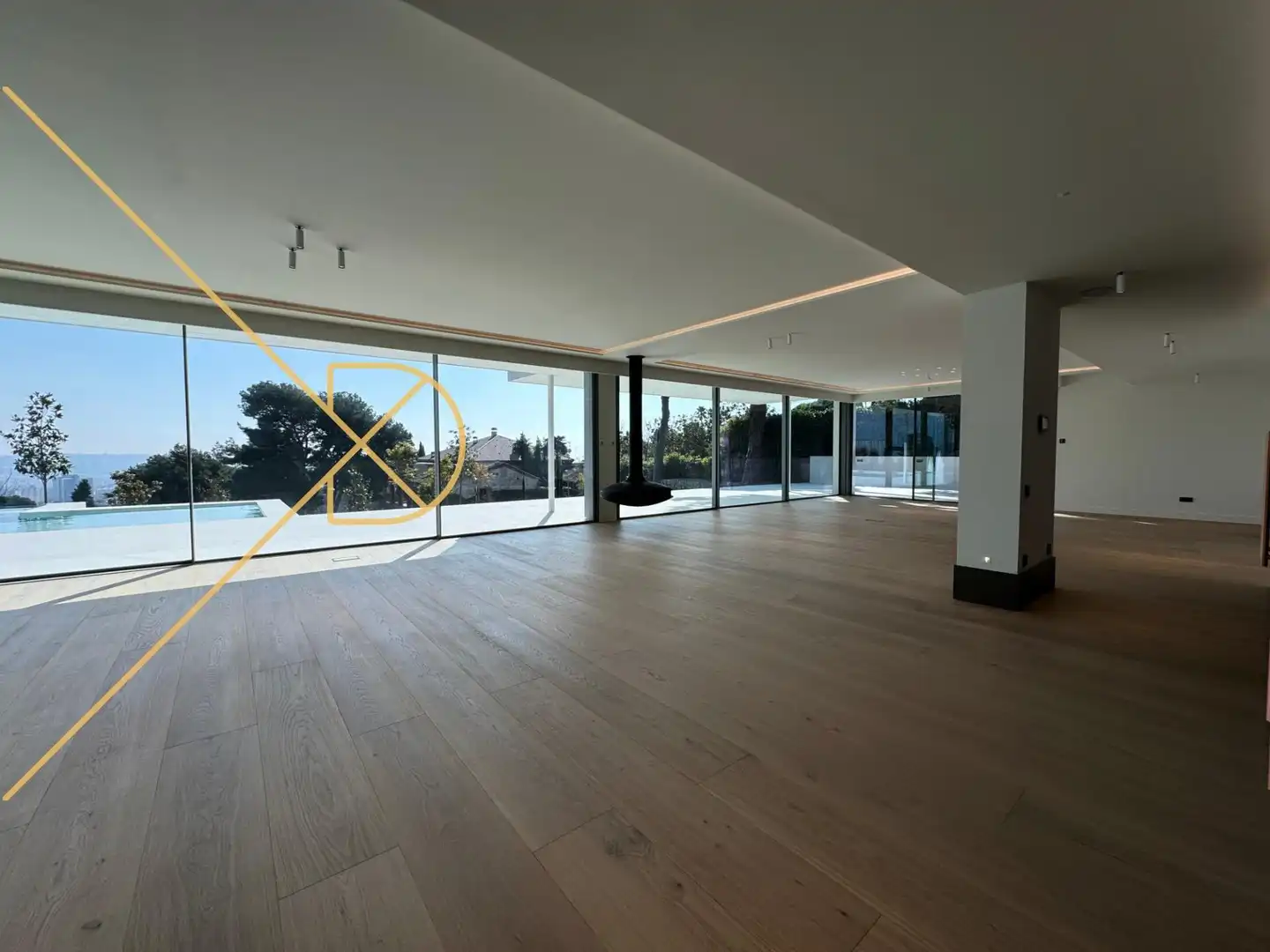 Sala de estar de Casa o chalet en venta en Barcelona con Aire acondicionado, Calefacción y Jardín privado