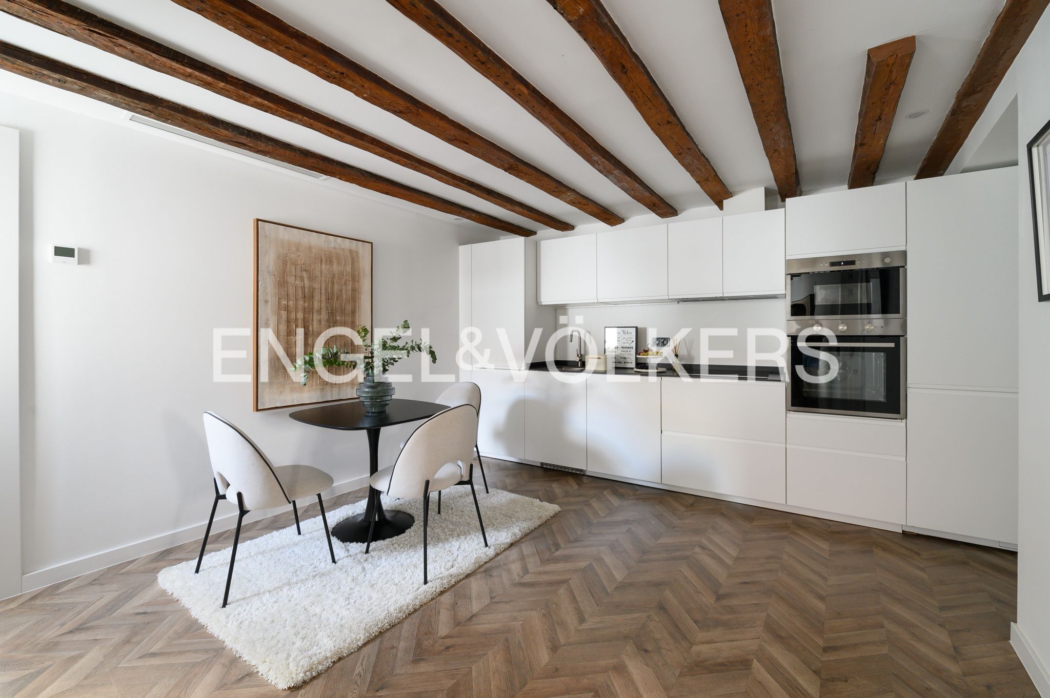 Cuina de Pis de lloguer en  Madrid Capital amb Aire condicionat i Calefacció