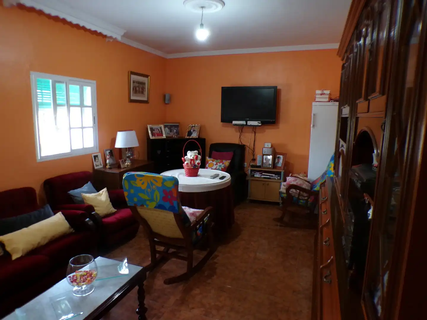 Living room of Houses for sale in Almáchar  with Air Conditioner, Private garden and Furnished