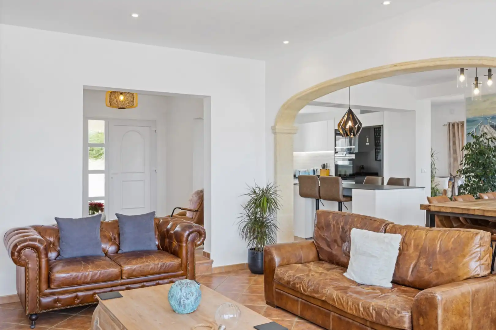 Living room of Houses for sale in Jávea / Xàbia  with Air Conditioner, Terrace and Swimming Pool