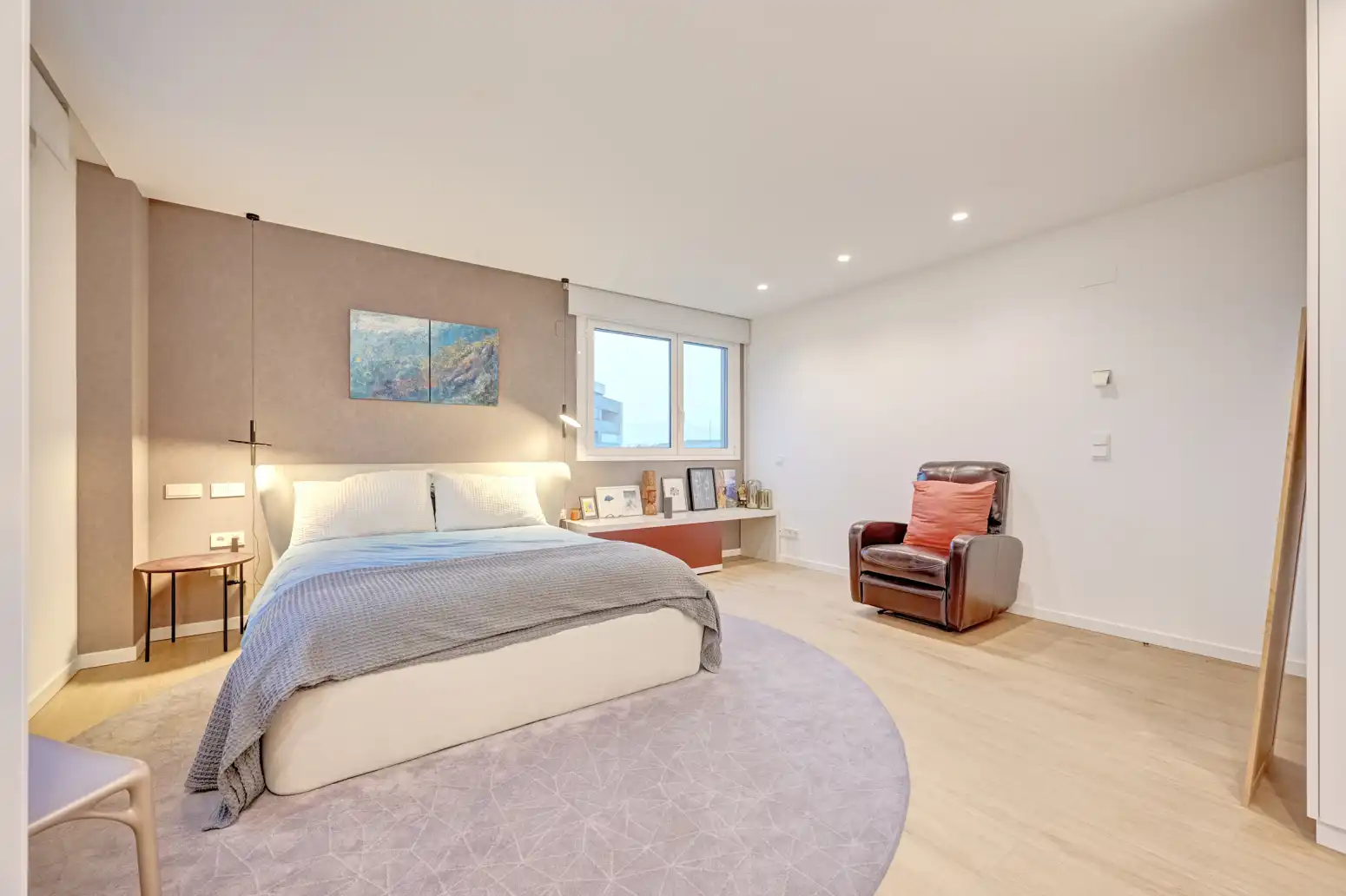 Schlafzimmer von Wohnung zum Verkauf in Burlada / Burlata mit Heizung, Terrasse und Abstellraum