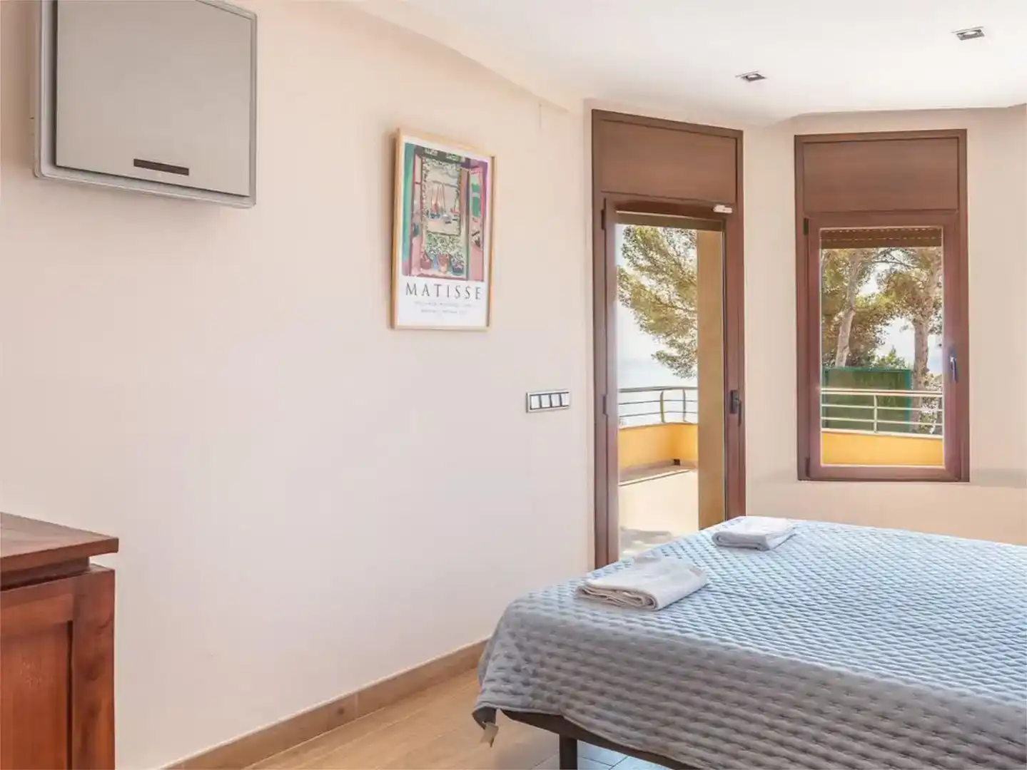Habitación de Finca rústica de alquiler en Lloret de Mar con Aire acondicionado, Jardín privado y Piscina