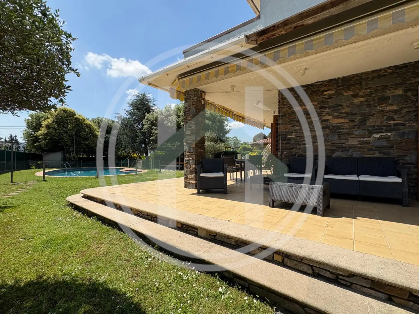 Terrassa de Casa o xalet en venda en Cardedeu amb Aire condicionat, Calefacció i Jardí privat