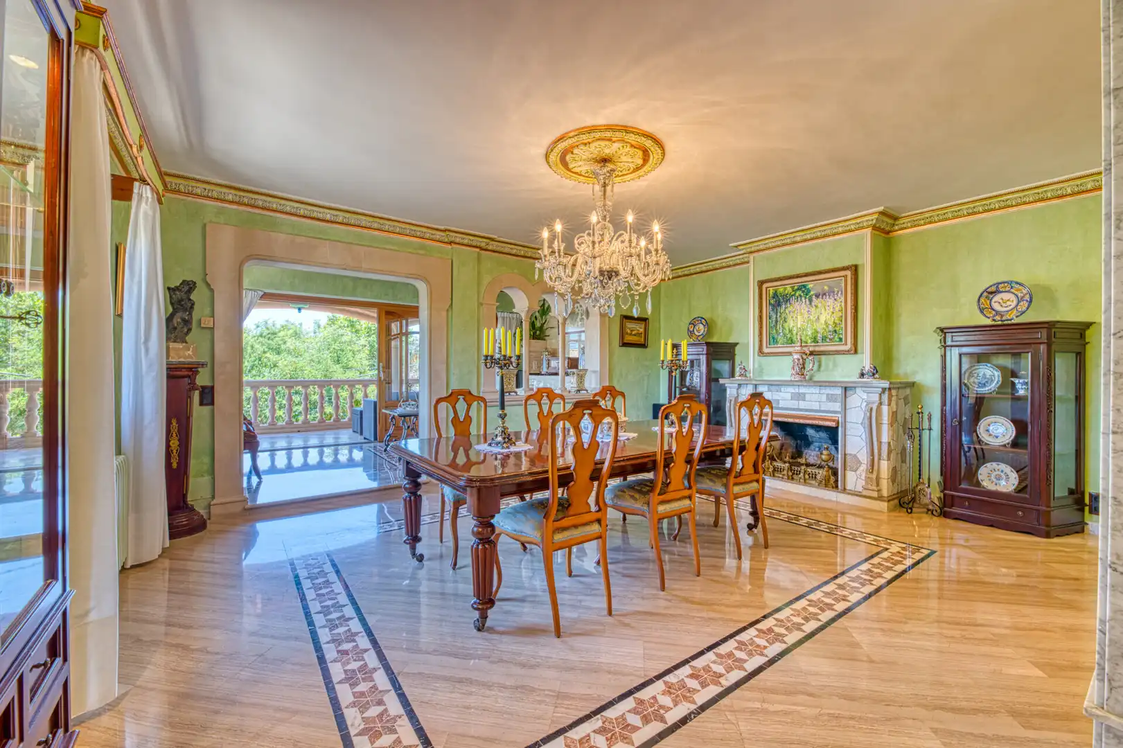Dining room of Houses for sale in Calvià  with Private garden