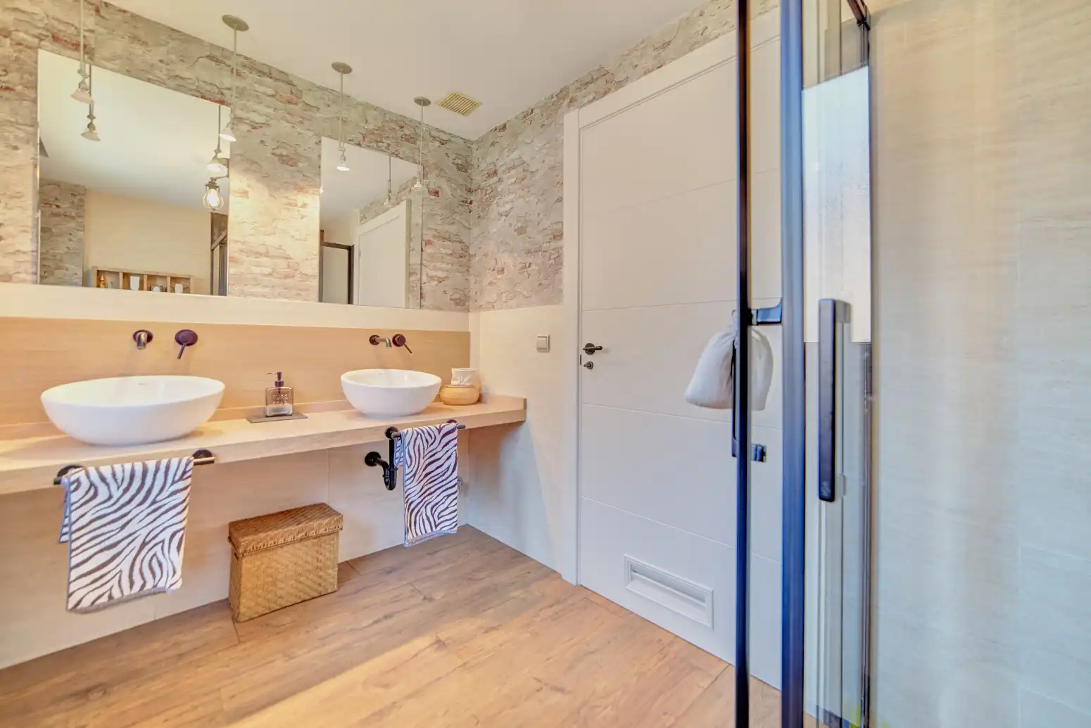 Baño de Casa o chalet en venta en Orkoien con Calefacción, Parquet y Terraza