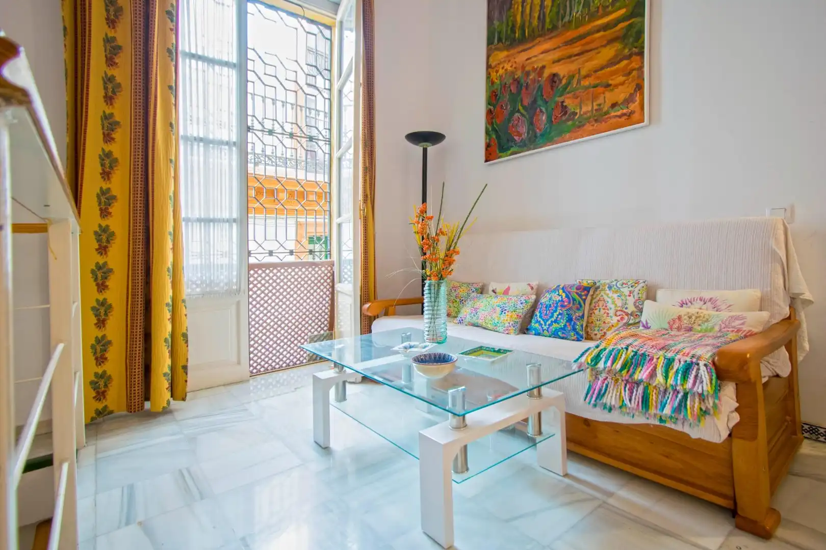 Living room of Flat for sale in Sevilla  with Balcony