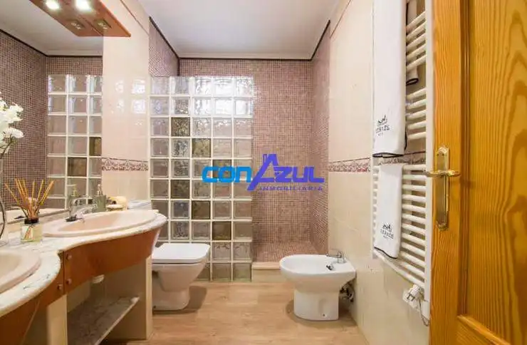 Bany de Casa o xalet en venda en Elche / Elx amb Jardí privat, Terrassa i Piscina