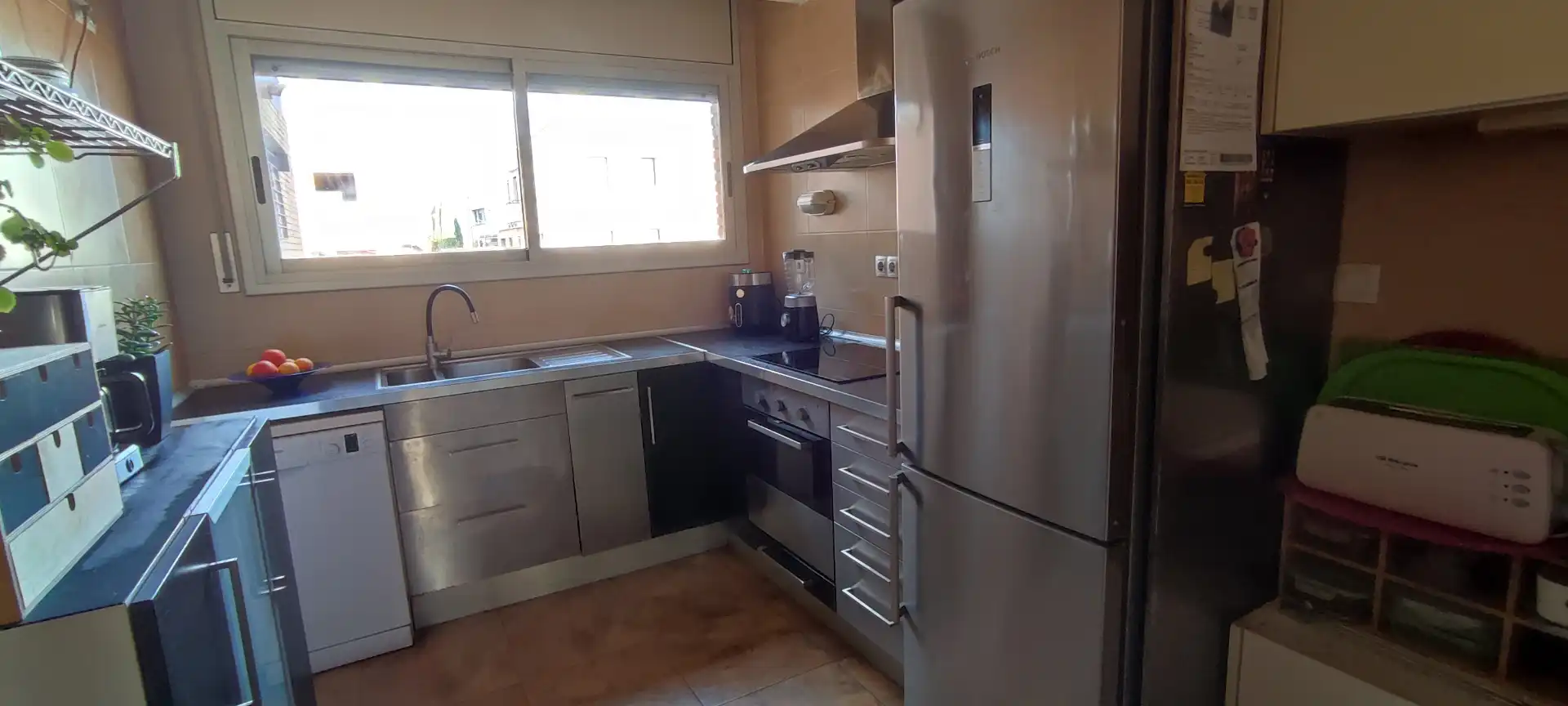 Cocina de Casa adosada en venta en Les Borges Blanques con Aire acondicionado, Calefacción y Jardín privado