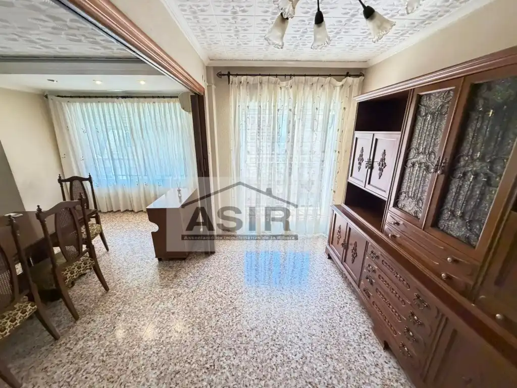 Sala de estar de Piso en venta en Alzira con Balcón