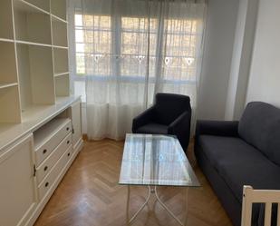 Sala d'estar de Apartament de lloguer en  Madrid Capital amb Aire condicionat, Calefacció i Parquet