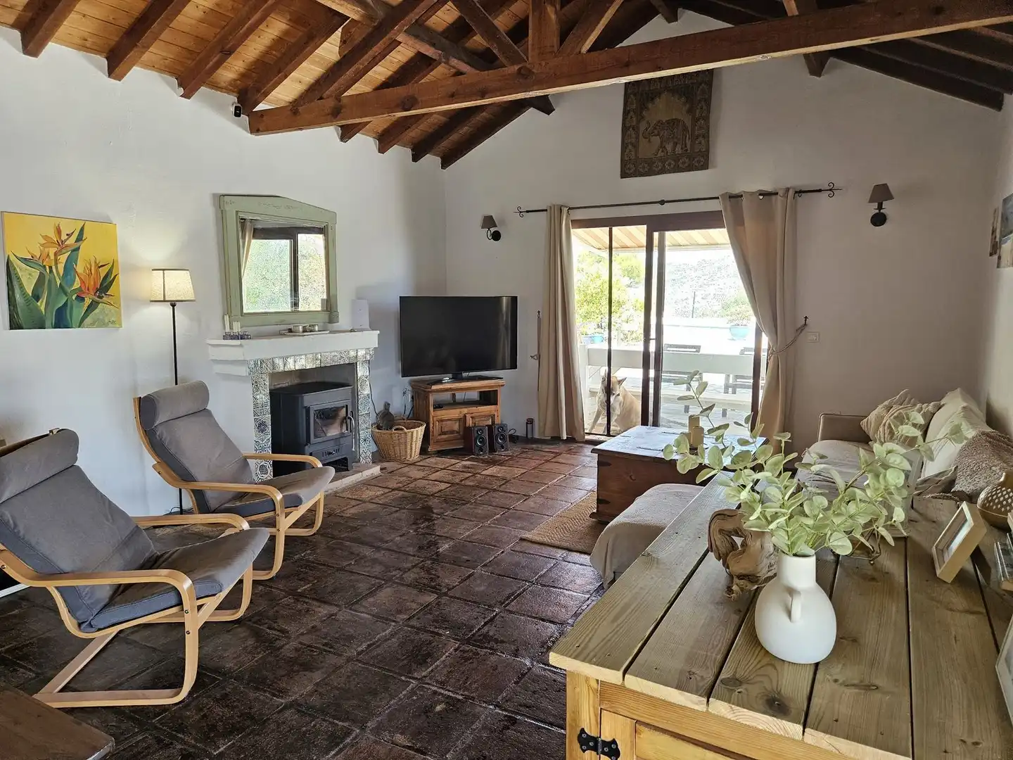 Living room of Houses for sale in Monda  with Air Conditioner, Terrace and Swimming Pool
