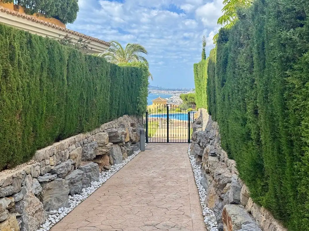 Jardín de Apartamento de alquiler en Altea con Aire acondicionado, Calefacción y Jardín privado