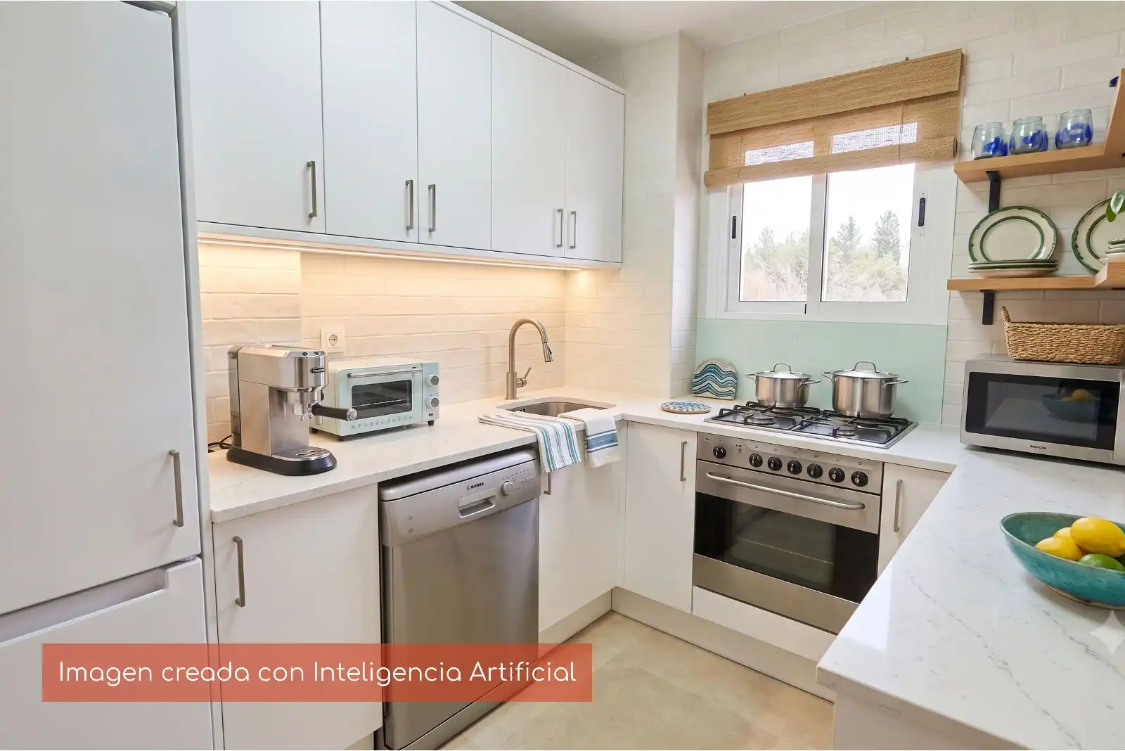 Cuina de Casa adosada en venda en Benalmádena amb Aire condicionat, Terrassa i Piscina