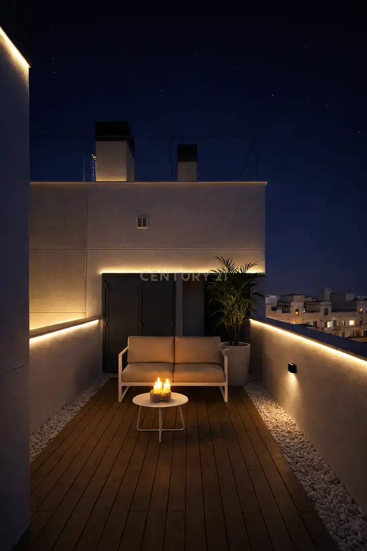 Terraza de Apartamento en venta en Madrid con Aire acondicionado, Horno y Lavadora