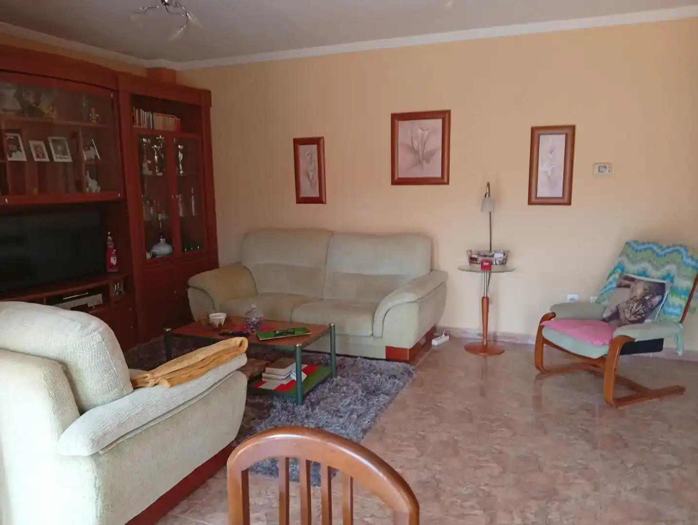 Sala de estar de Casa o chalet en venta en Pozoantiguo con Jardín privado y Amueblado