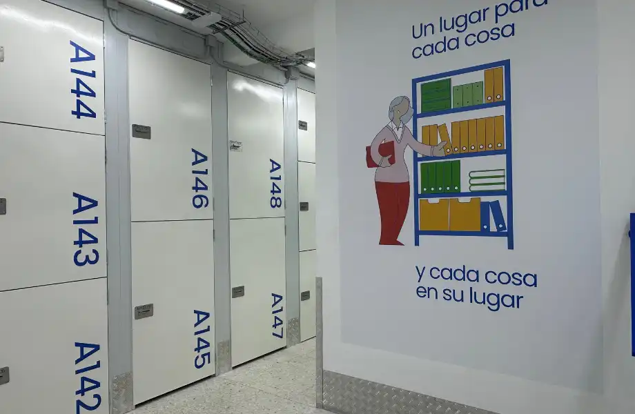 Traster de lloguer en Madrid amb Alarma