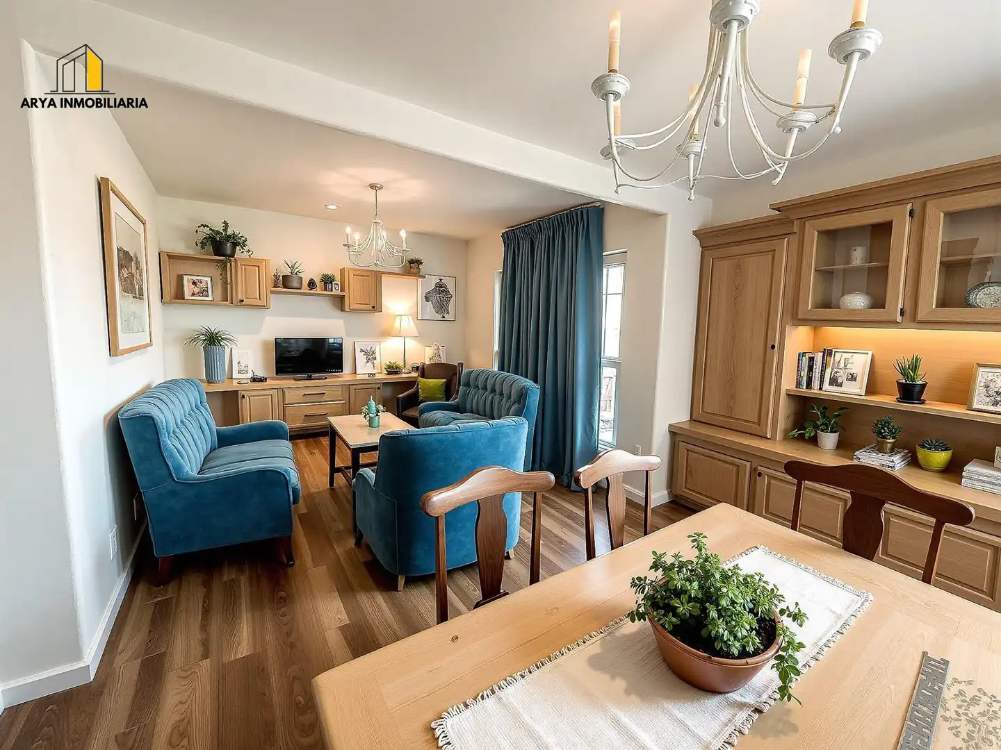 Sala de estar de Casa o chalet en venta en Galápagos con Jardín privado, Terraza y Trastero