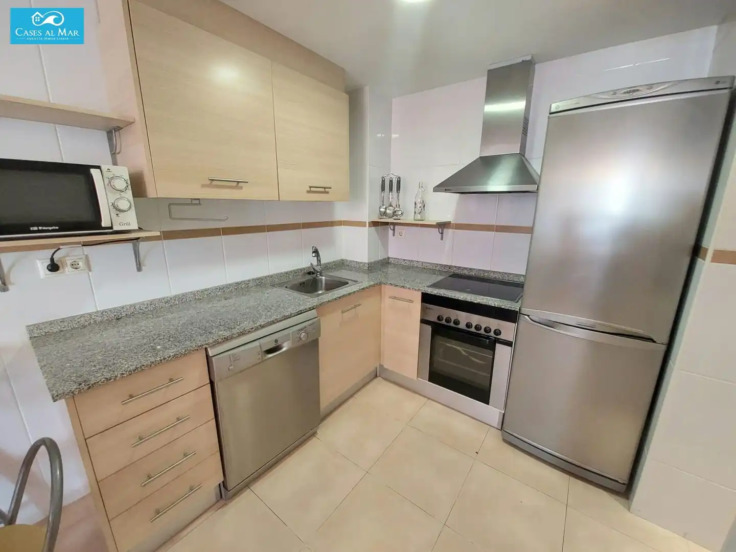 Cuina de Apartament en venda en Oropesa del Mar / Orpesa amb Aire condicionat, Calefacció i Terrassa