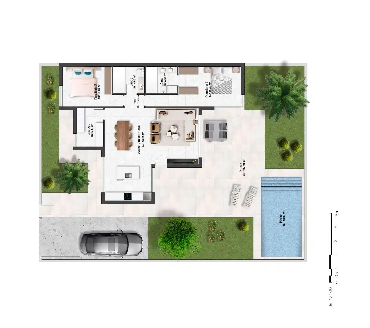 Casa con piscina en venta en Campo de Murcia, imagen 37