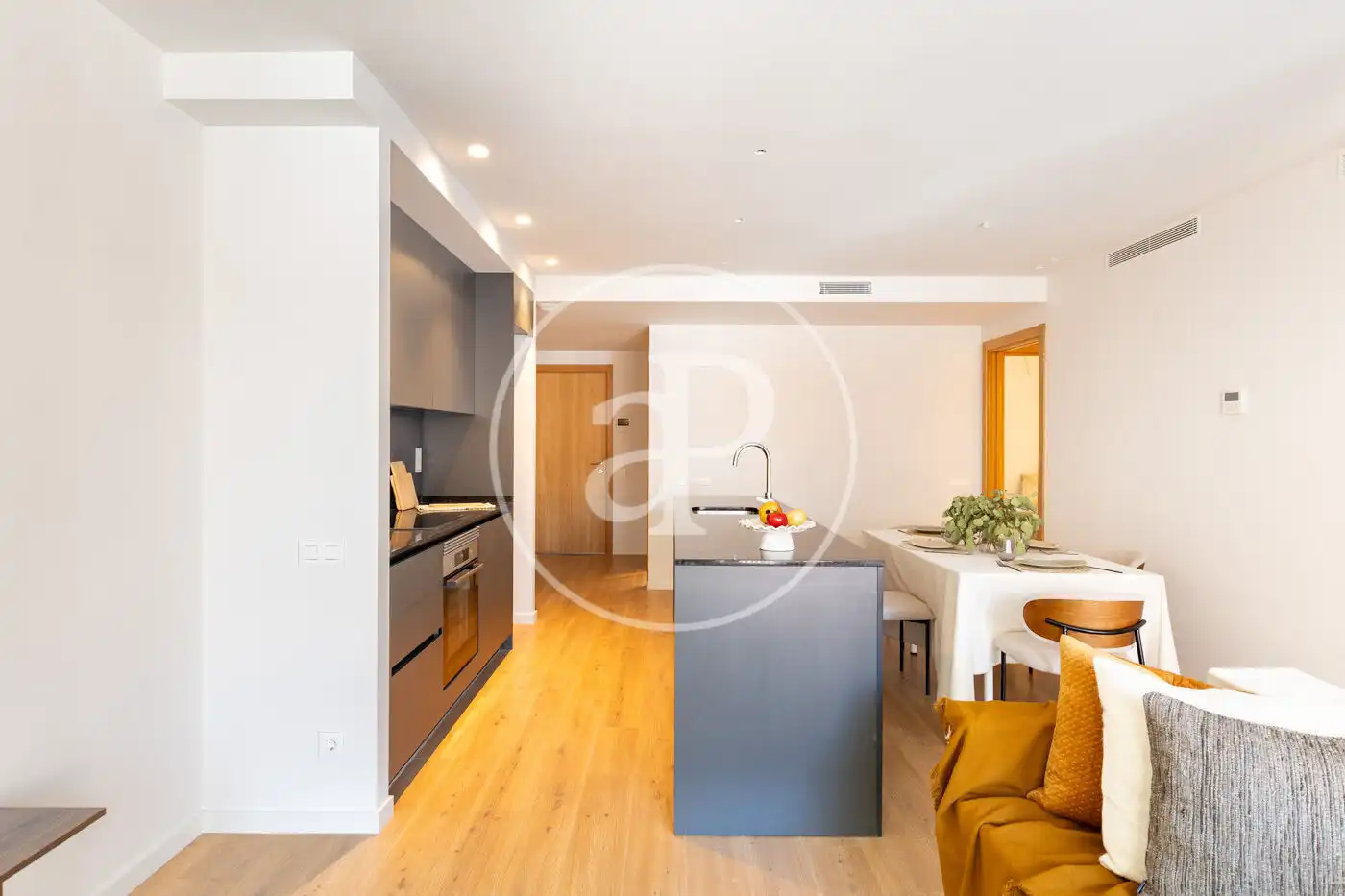 Kitchen of Flat for sale in Sant Cugat del Vallès  with Air Conditioner, Heating and Terrace