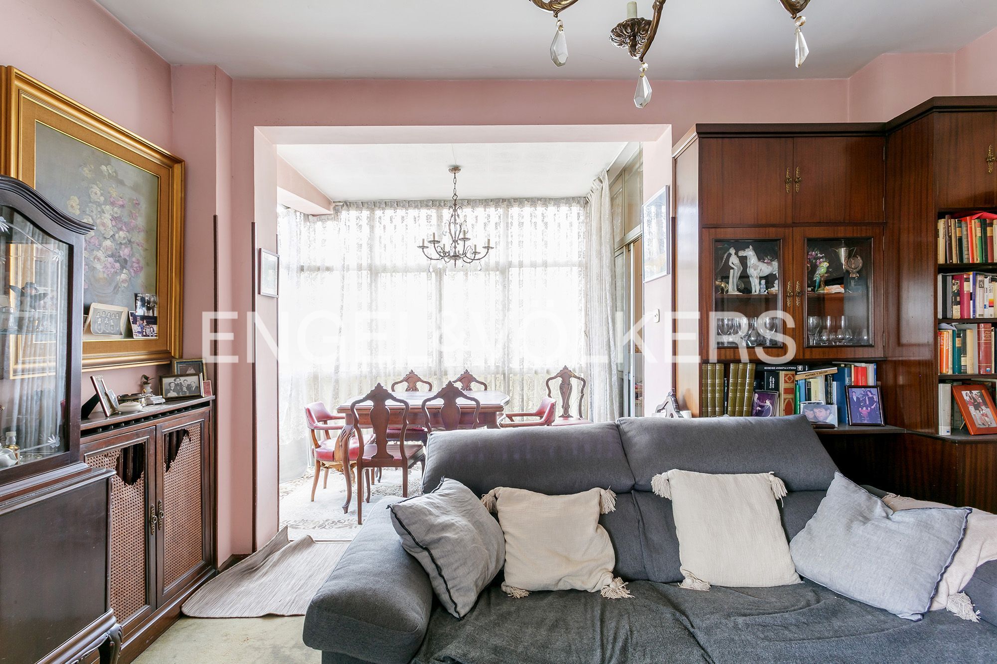 Living room of Apartment for sale in Bilbao   with Heating, Parquet flooring and Terrace