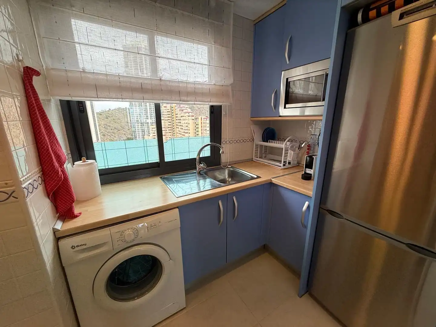 Kitchen of Flat for rent in Benidorm  with Air Conditioner, Heating and Private garden