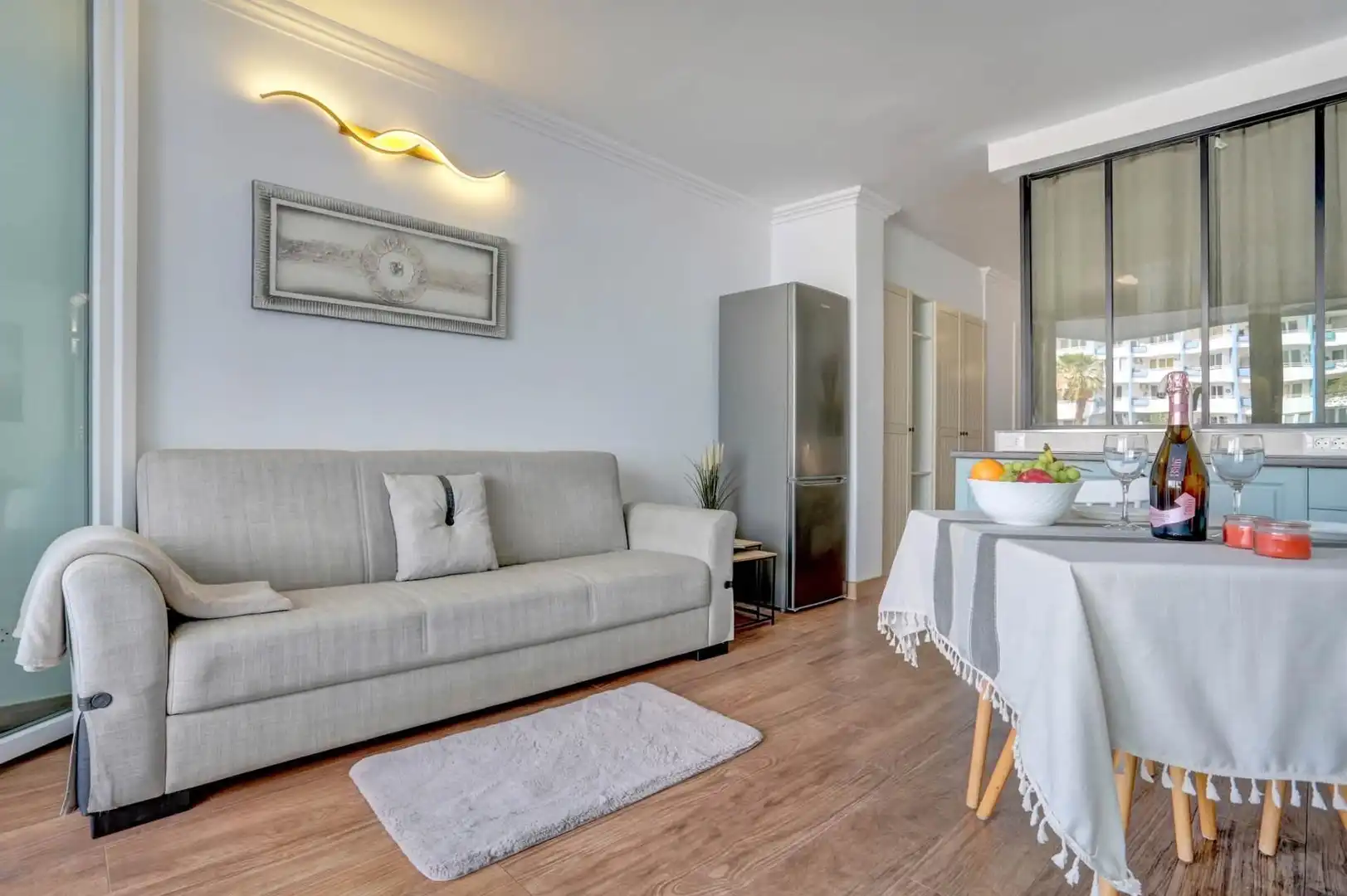 Living room of Study for rent in San Miguel de Abona  with Air Conditioner, Terrace and Furnished
