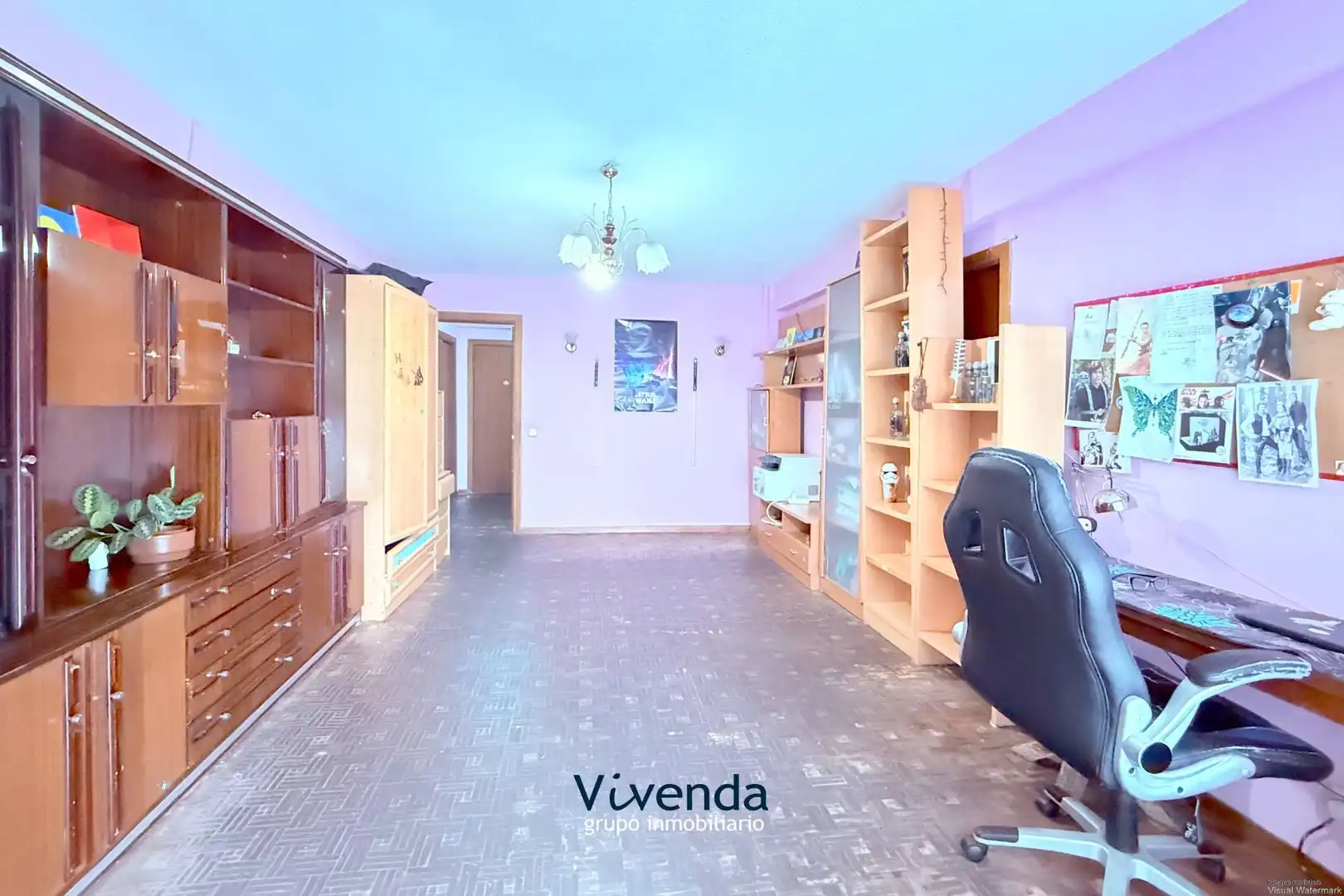 Living room of Flat for sale in Móstoles  with Heating, Parquet flooring and Terrace