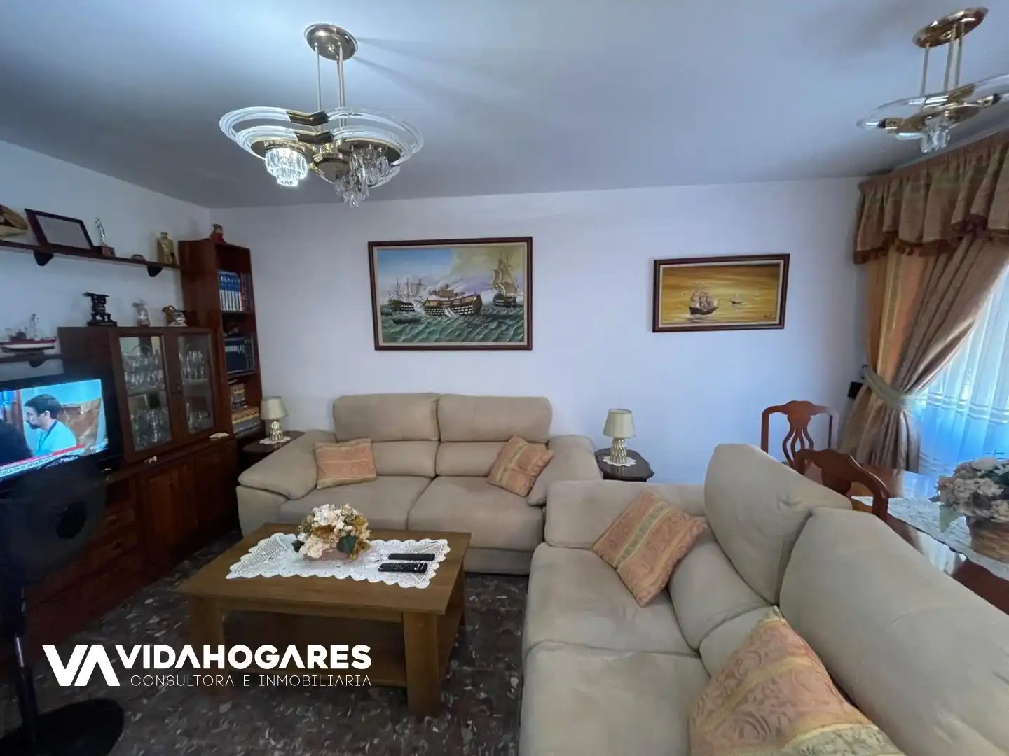 Sala de estar de Casa o chalet en venta en Rota