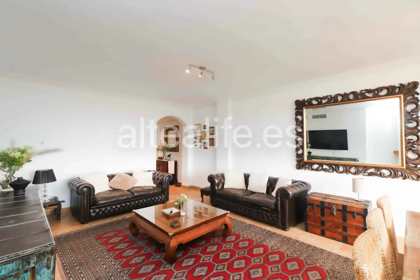 Sala de estar de Apartamento de alquiler en Altea con Terraza, Amueblado y Horno