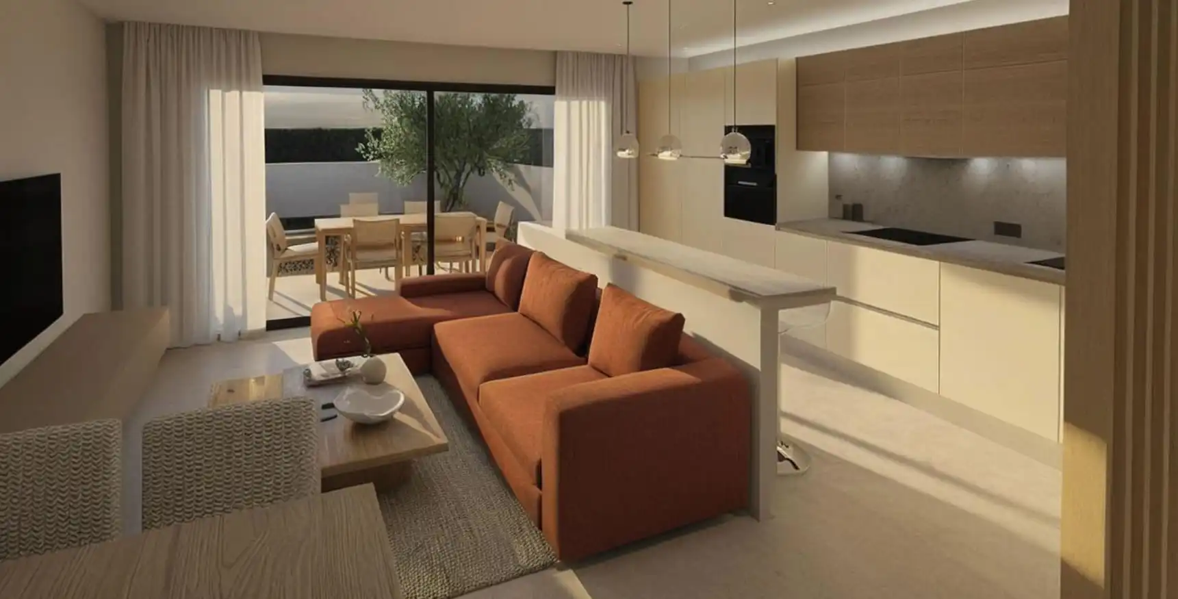Living room of Detached homes for sale in Cantallops  with Air Conditioner, Heating and Private garden