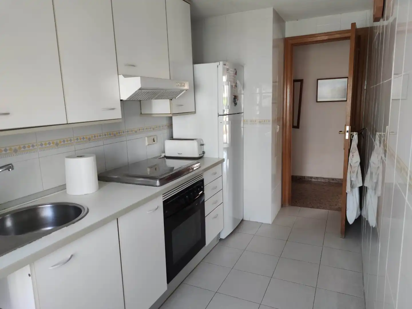 Cuina de Apartament de lloguer en Alicante / Alacant amb Aire condicionat, Calefacció i Terrassa