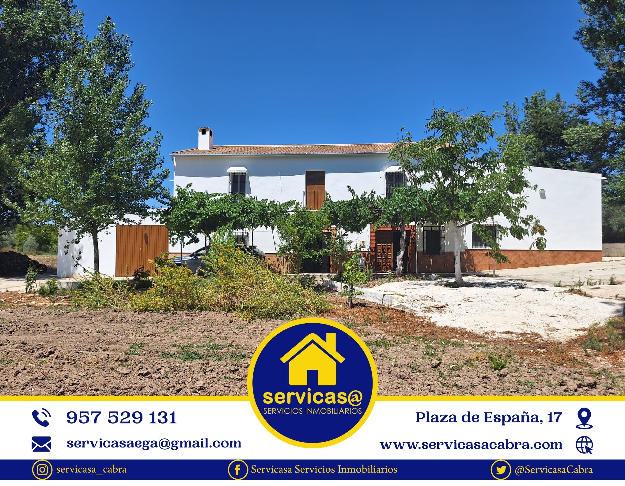 Exterior view of Country house for sale in Cabra