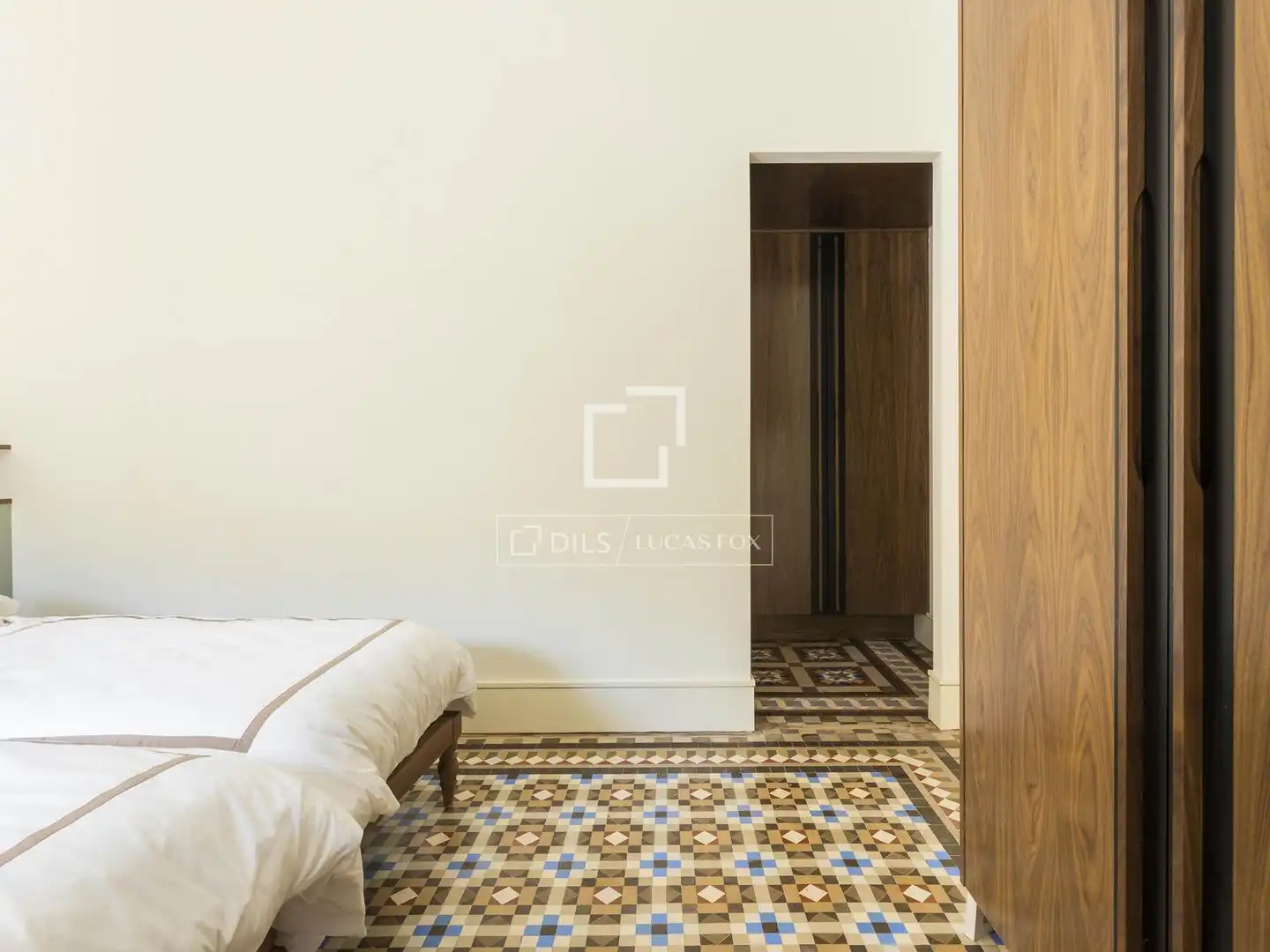 Bedroom of Flat for rent in Barcelona  with Air Conditioner, Furnished and Balcony