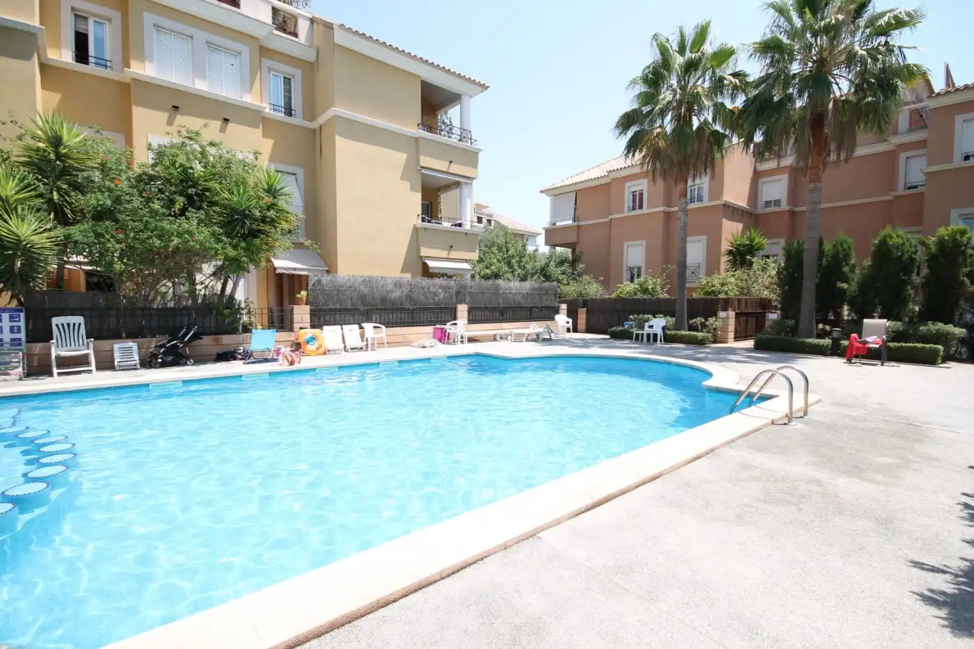 Swimming pool of Flat for rent in  Palma de Mallorca  with Heating, Private garden and Terrace