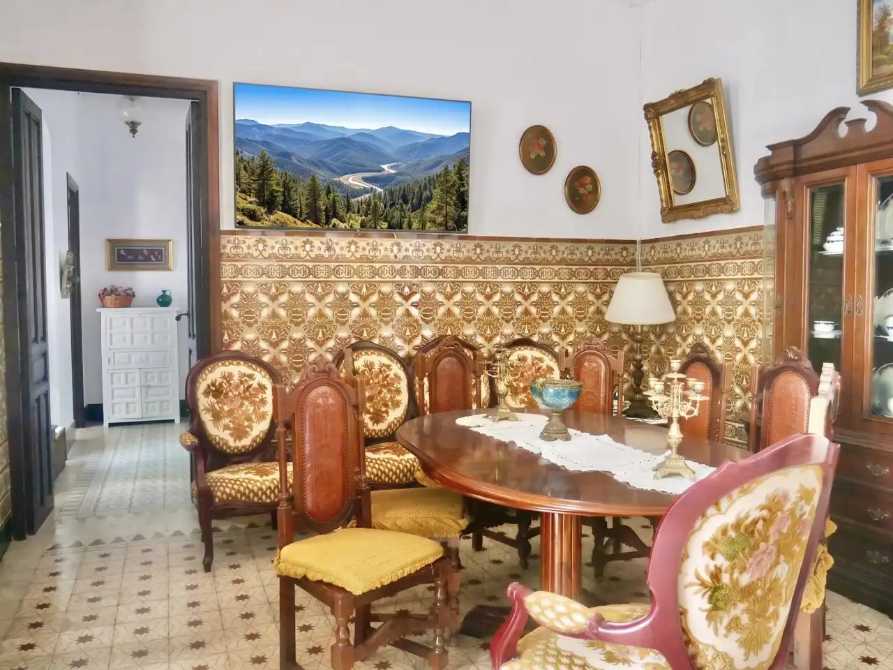 Dining room of Houses for sale in Corteconcepción  with Private garden, Terrace and Storage room