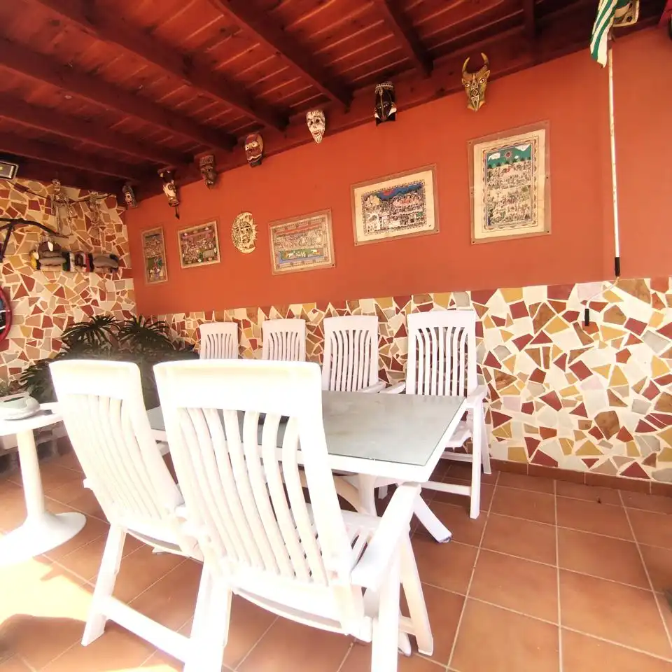 Terrasse von Haus oder Chalet zur Miete in Mogán mit Privatgarten, Terrasse und Abstellraum