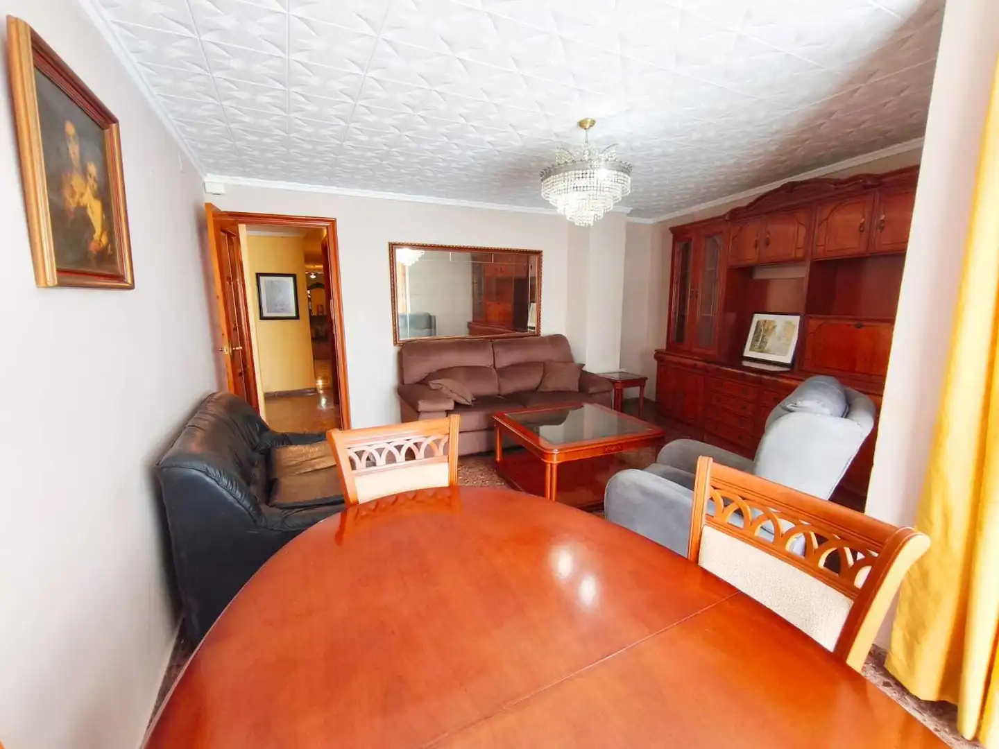 Sala de estar de Piso en venta en Sueca con Amueblado