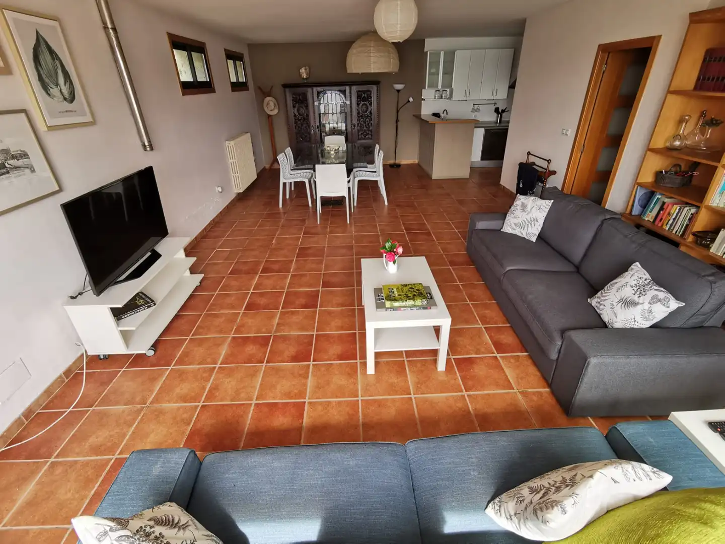 Sala de estar de Casa o chalet de alquiler en Nigrán con Calefacción, Jardín privado y Terraza