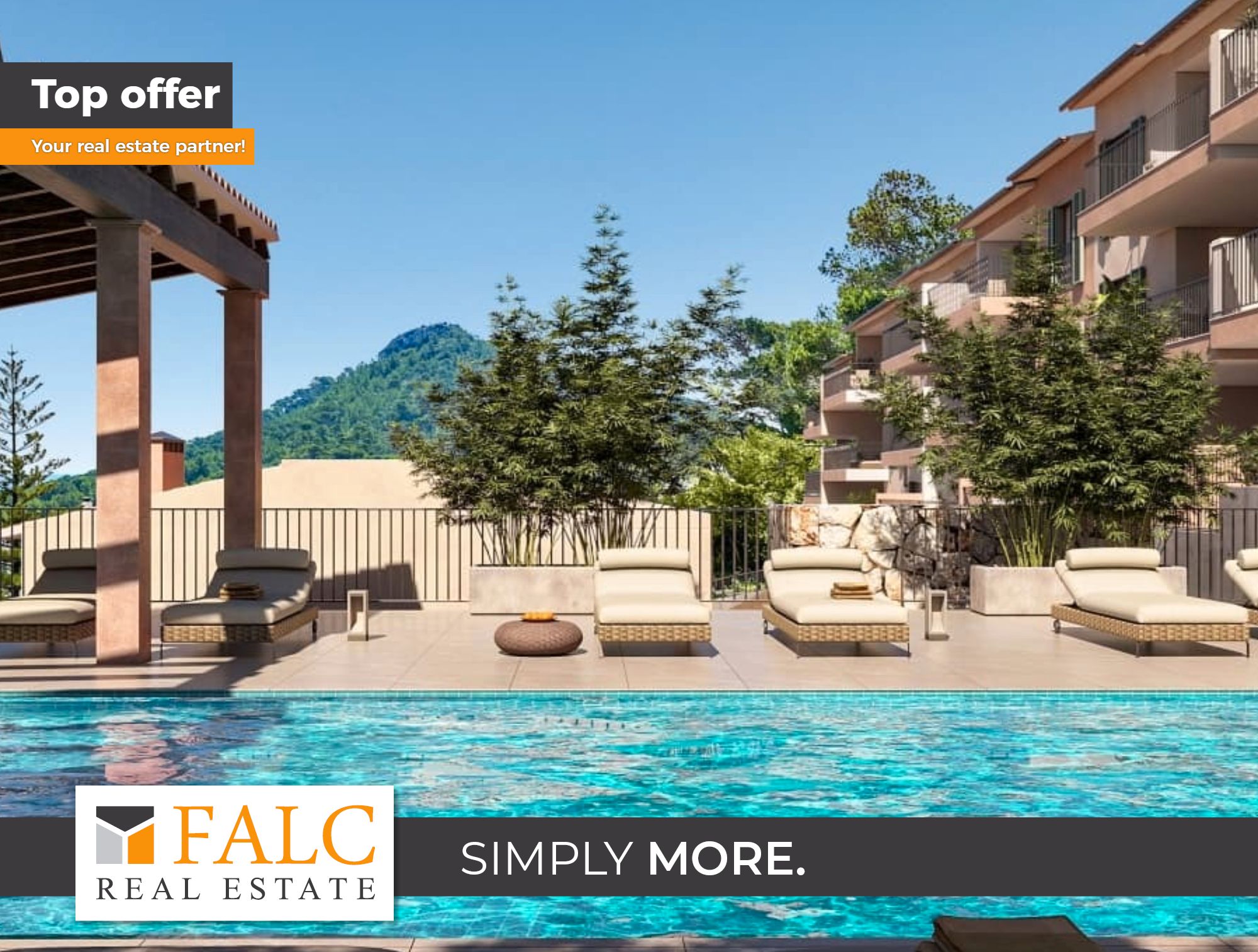 Swimming pool of Apartment for sale in Capdepera  with Community pool