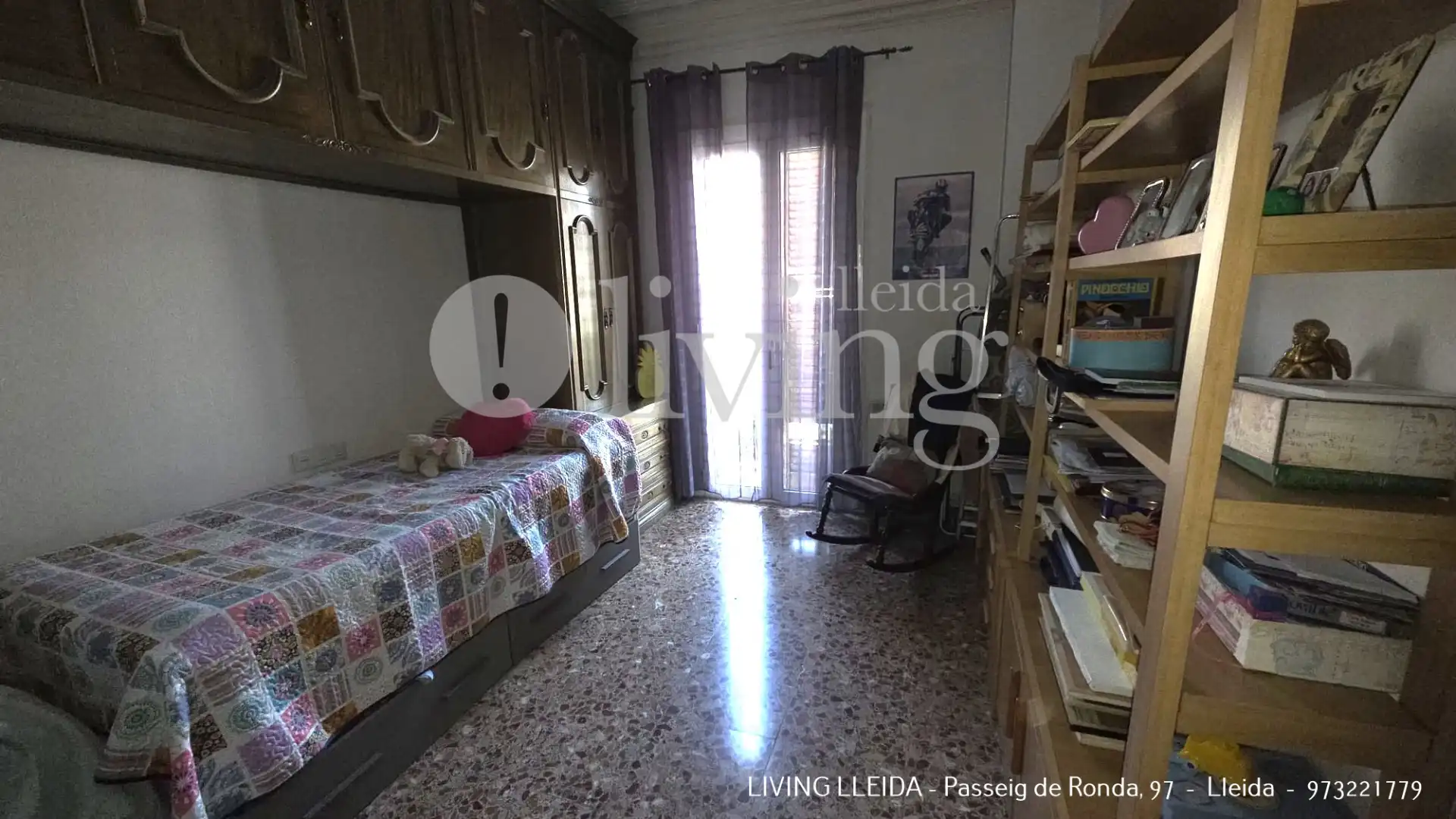 Sala d'estar de Pis en venda en Lleida amb Calefacció, Moblat i Balcó